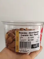 Amandes décortiquées (variété non pareil)