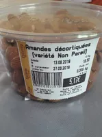 Amandes décortiquées