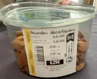Amandes décortiquées