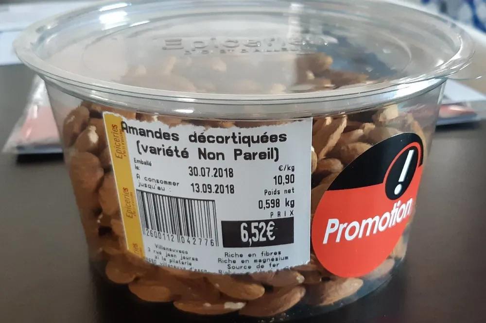 Amandes Décortiquées (Variété Non Pareil)