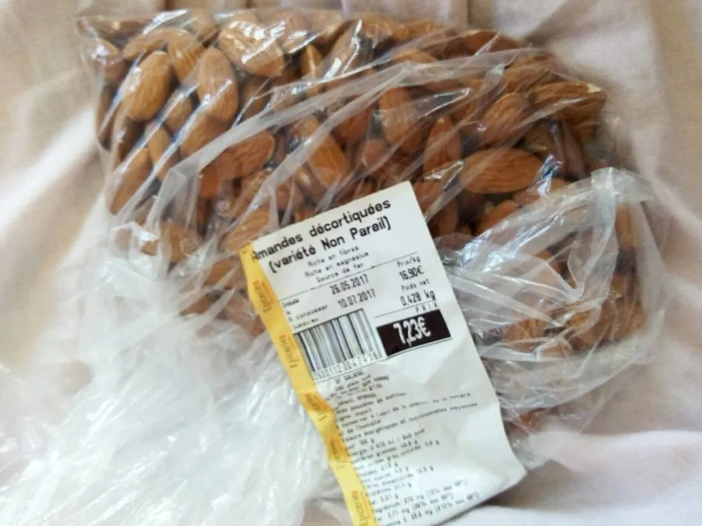 Amandes décortiquées (variété non pareil)
