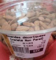 Amandes decortiquées
