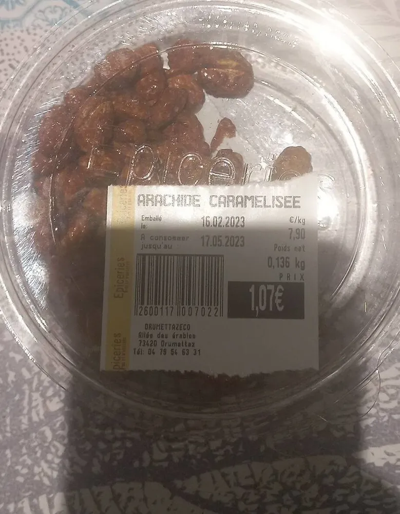 Arachides caramélisées