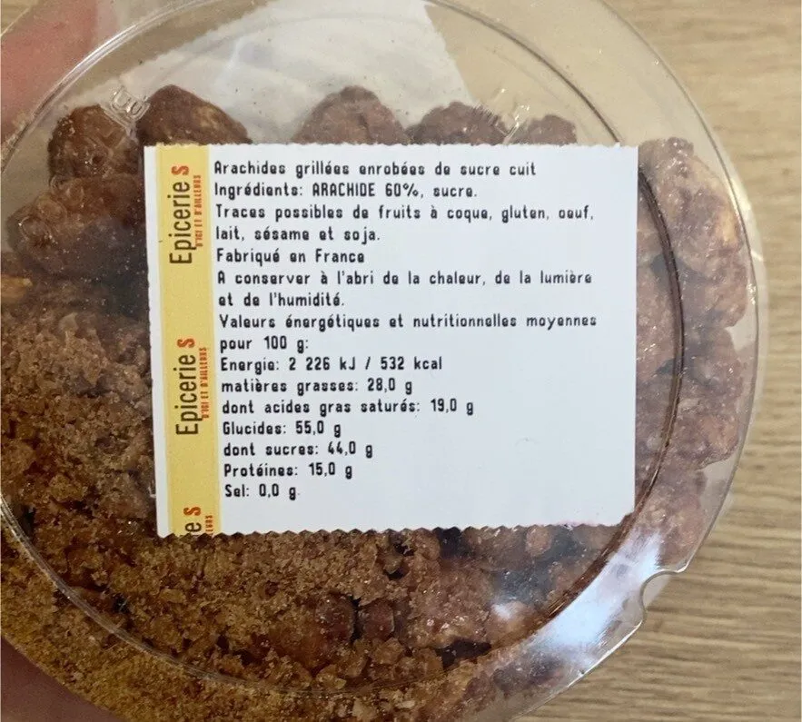 arachide caramélisée