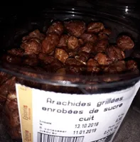 Arachides grillées enrobées de sucre