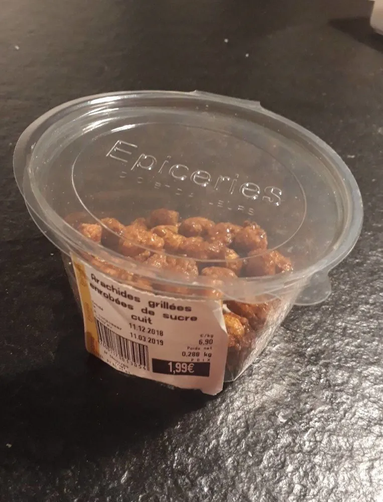 Arachides grillées