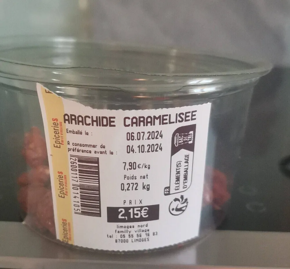 Arachide caramélisé