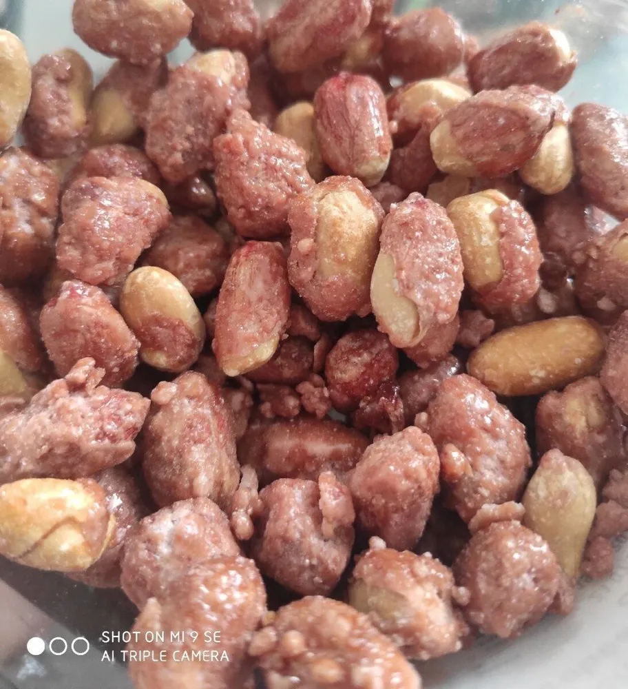 Cacahuète grillées au sucre cuit