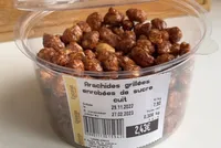 Arachides grillées enrobées de sucre cuit