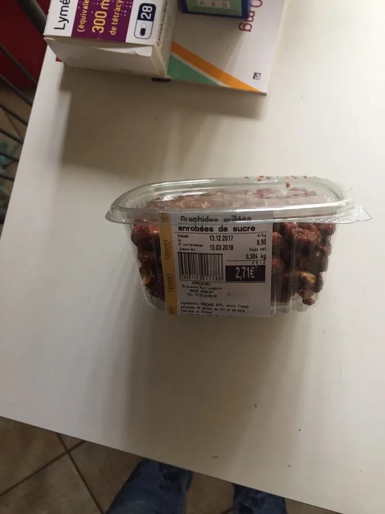 Arachides grillees