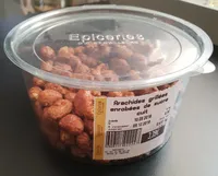 Arachides grillées enrobé de sucre cuit