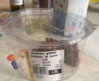 Arachides grillées enrobees de sucre cuit
