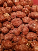 Arachides grillées enrobées de sucre cuit