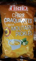 Chips craquantes saveur Moutarde Pickles