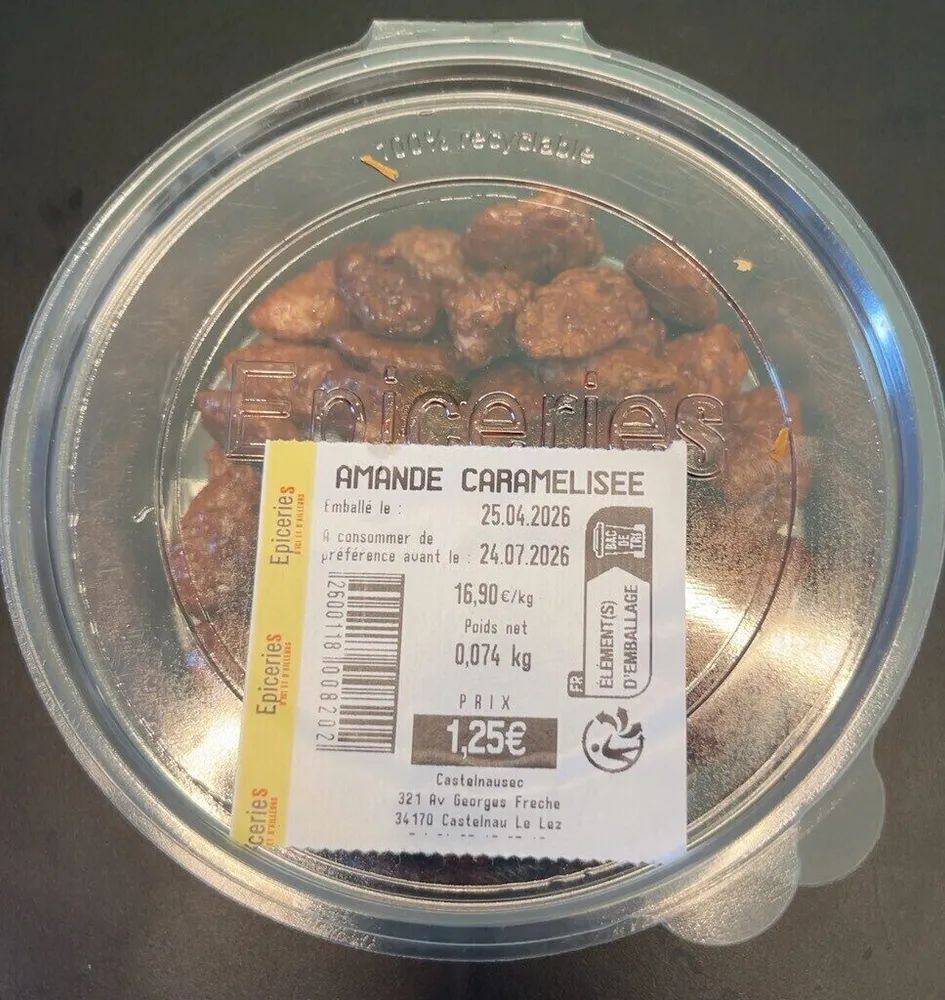 Amande caramélisée