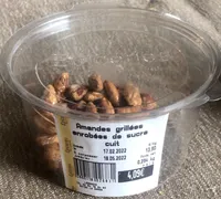 Amandes grillees enrobees de sucre