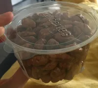 Amandes grillées enrobées de sucre cuit