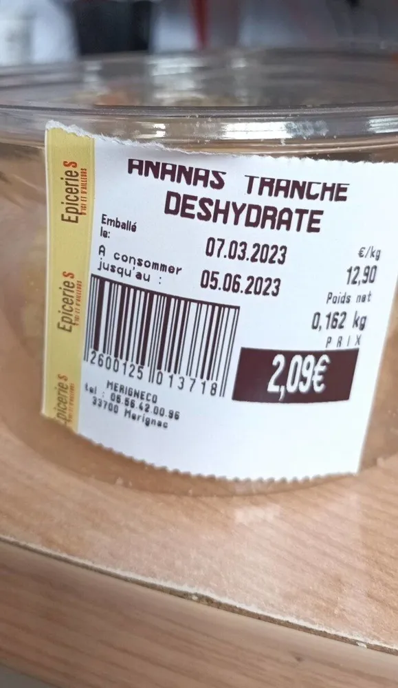 Ananas en tranche