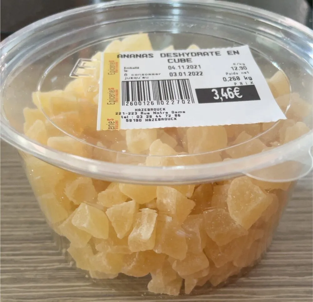 Ananas deshydraté