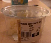 Ananas deshydrate en cube