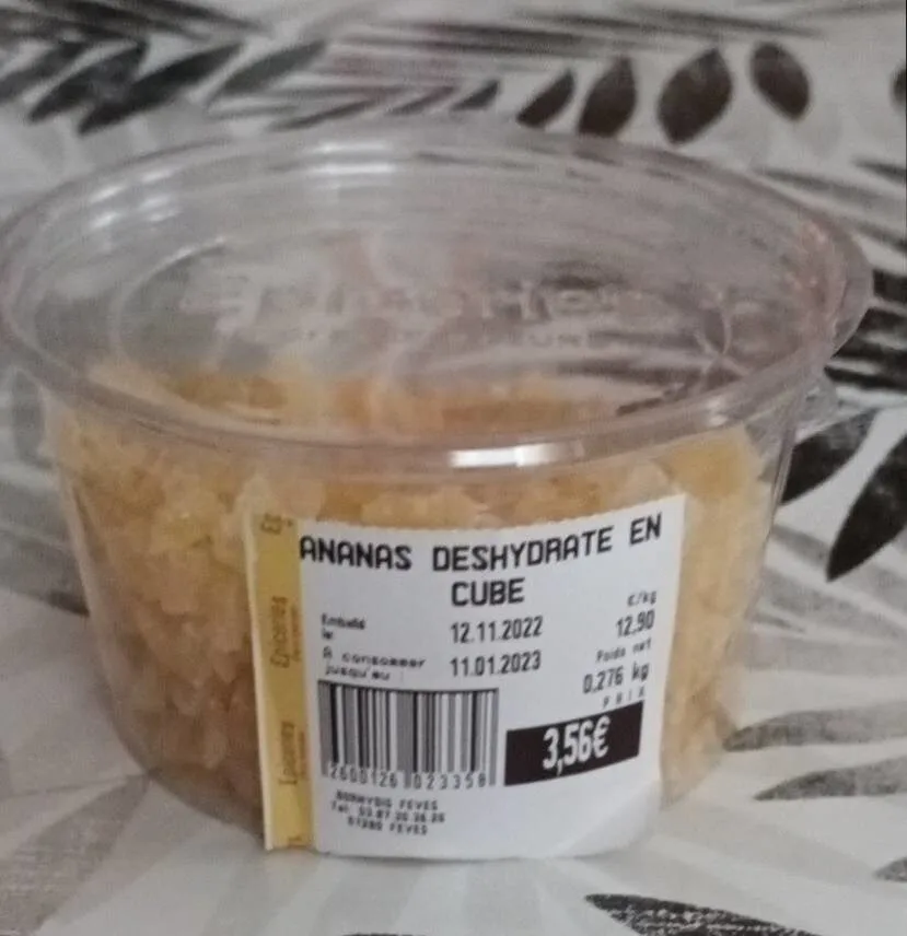 Ananas déshydraté