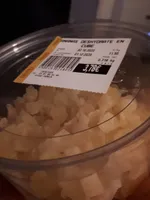 Ananas déshydraté en cube