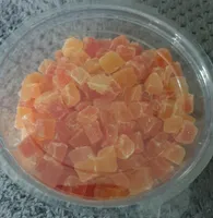 Papaye cube déshydratée