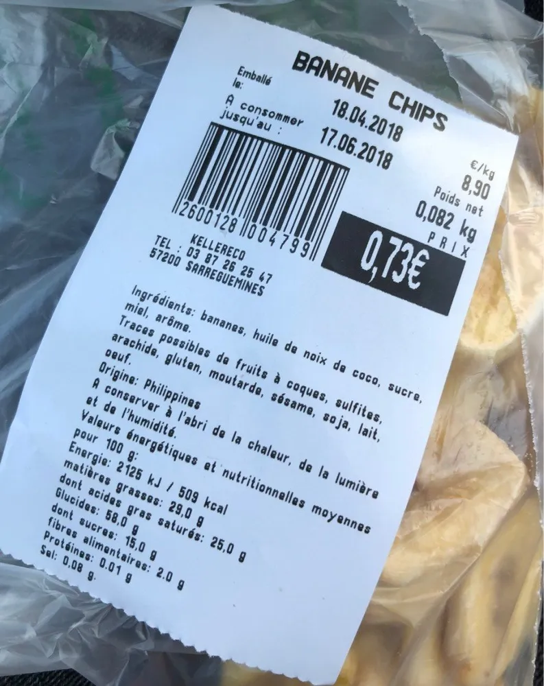 Banane chips