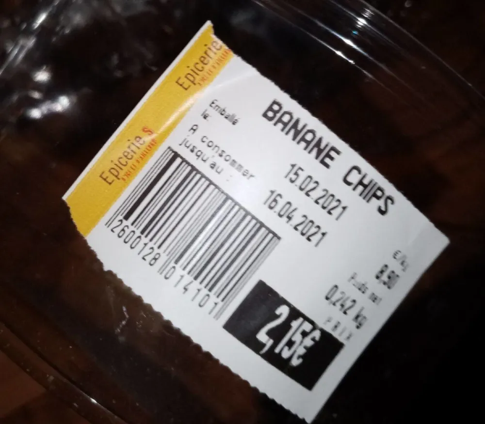 Banane chips