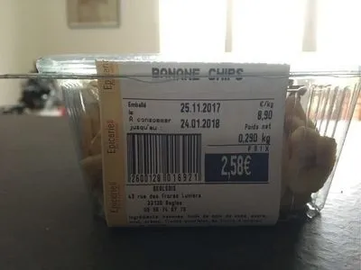 Chips de banane