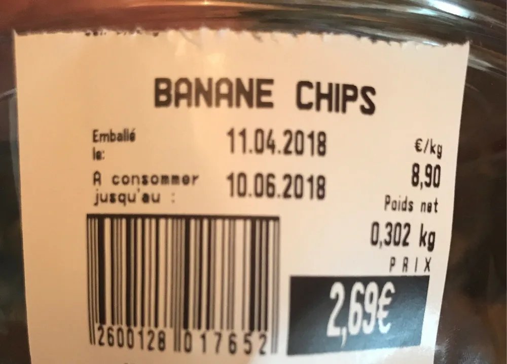 Banane chips