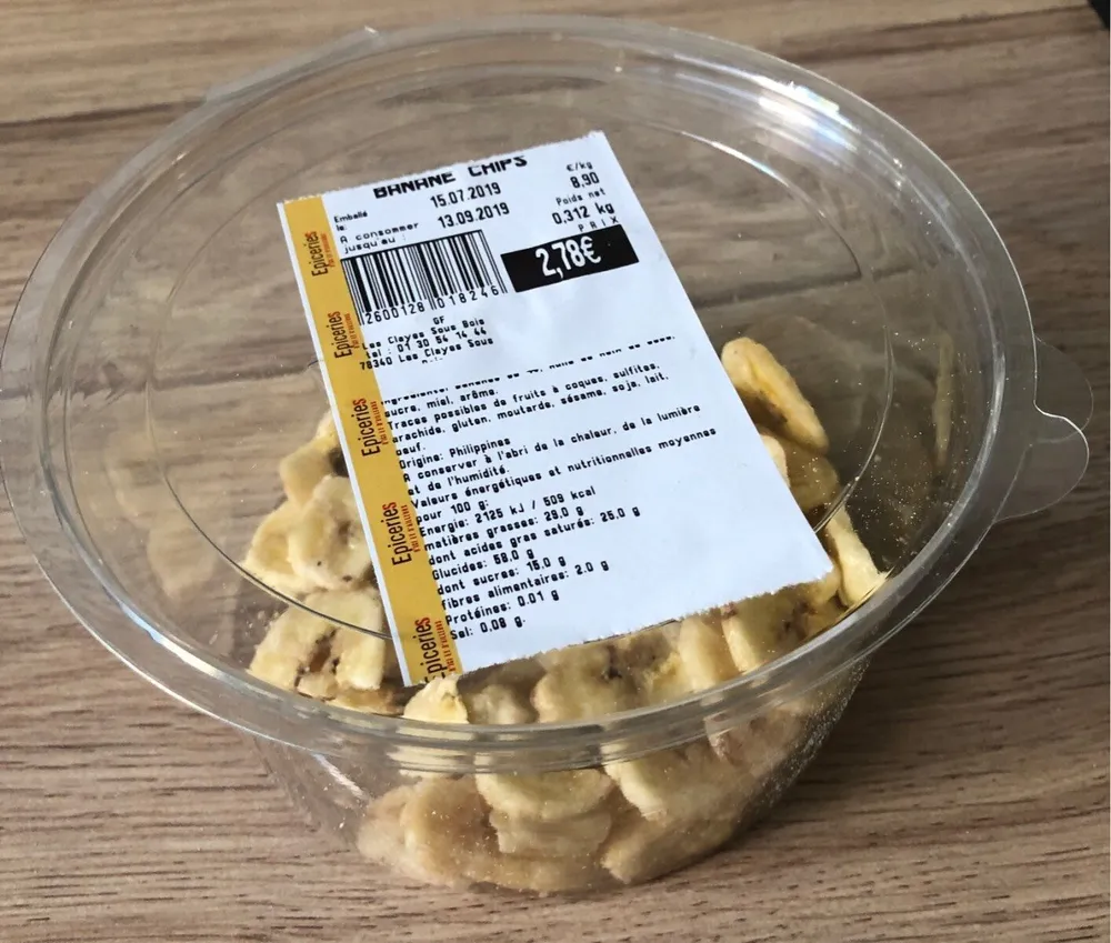 Banane chips