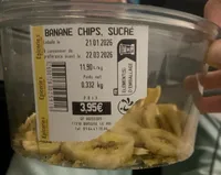 Banane Chips Sucré
