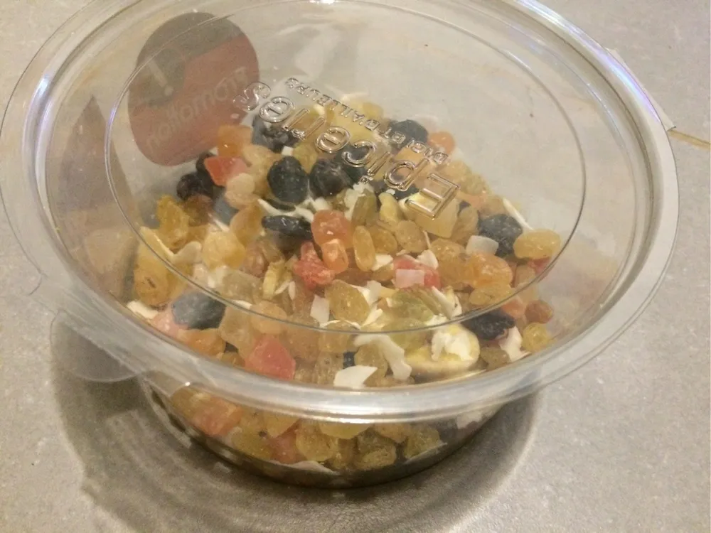 Mélange fruits secs et déshydratés