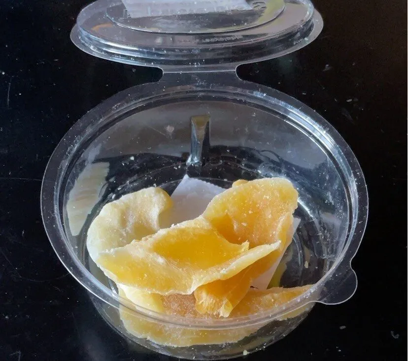 Mangue deshydratee en lamelles