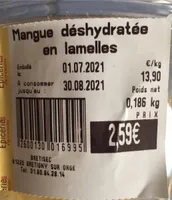 Mangue deshydratees