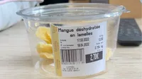 Mangue déshydratée en lamelles
