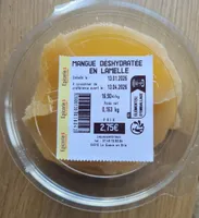 Mangue déshydratée en lamelle