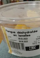 Mangues deshydratees en lamelles