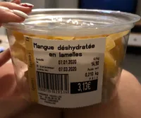 Mangue déshydratée en lamelles