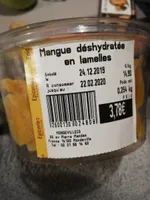 Mangues déshydratés en lamelles
