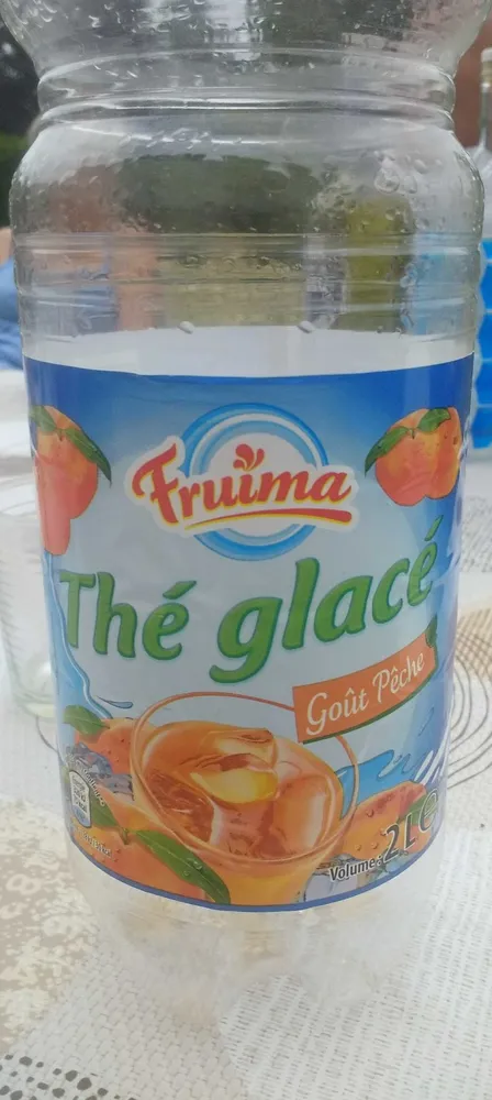 Ice tea saveur pêche