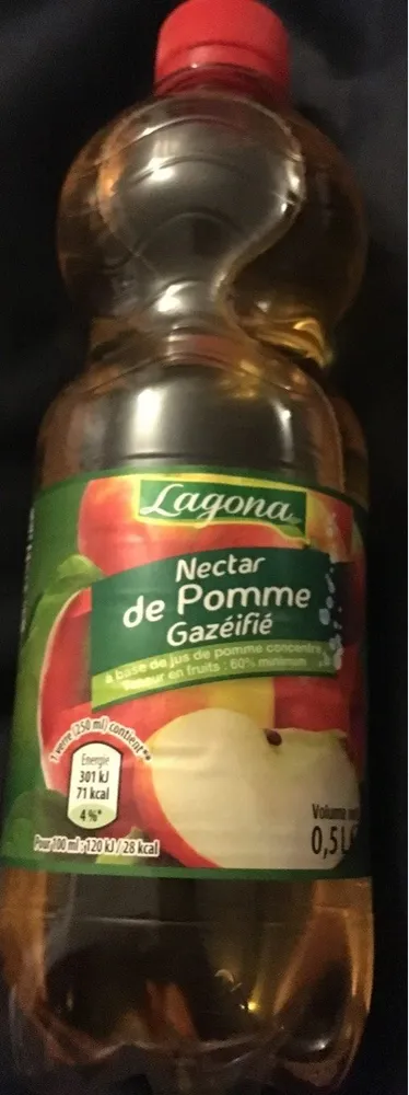 Nectar de pomme Gazéifié