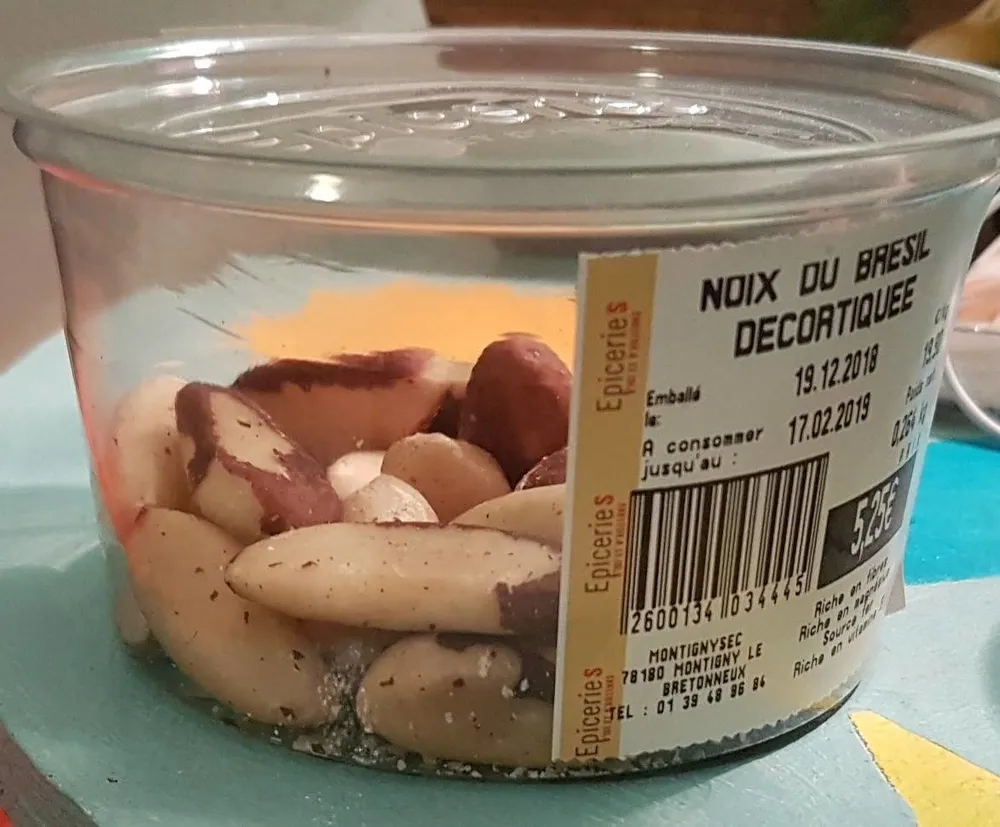 Noix du Brésil décortiquée