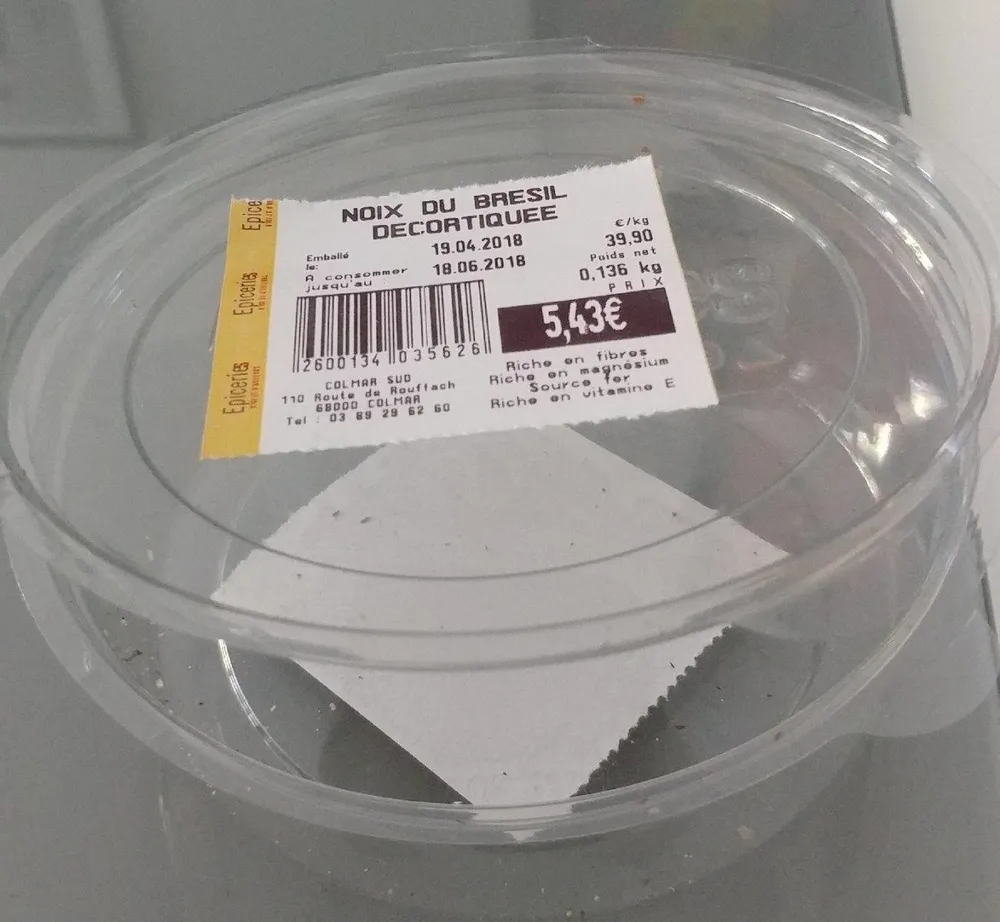 Noix du Brésil décortiquées