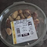 Noix du Brésil décortiquées crues