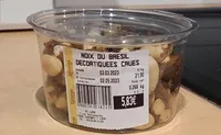 Noix du bresil decortiquées crues