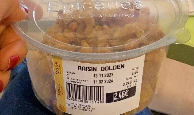Raisin golden