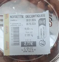 Noisette décortiquée