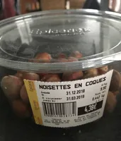 Noisettes en coques